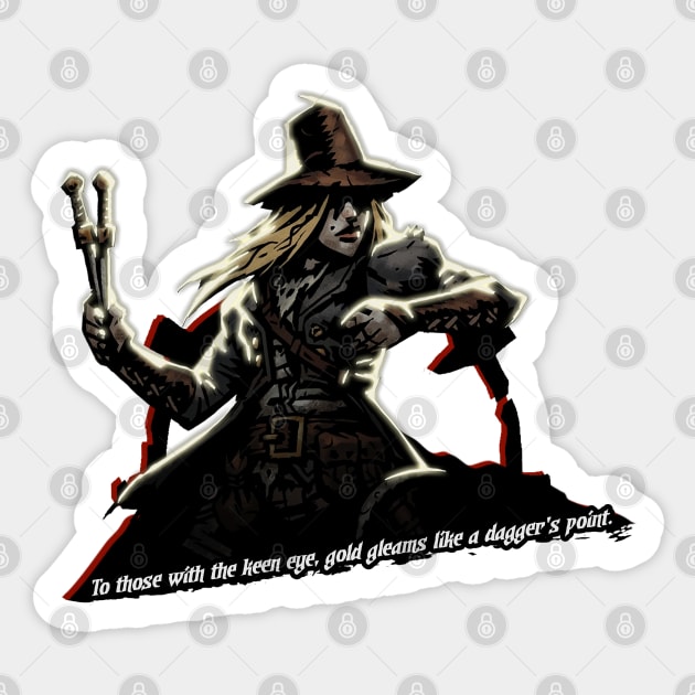 Darkest Dungeon - The Grave Robber Sticker by Reds94